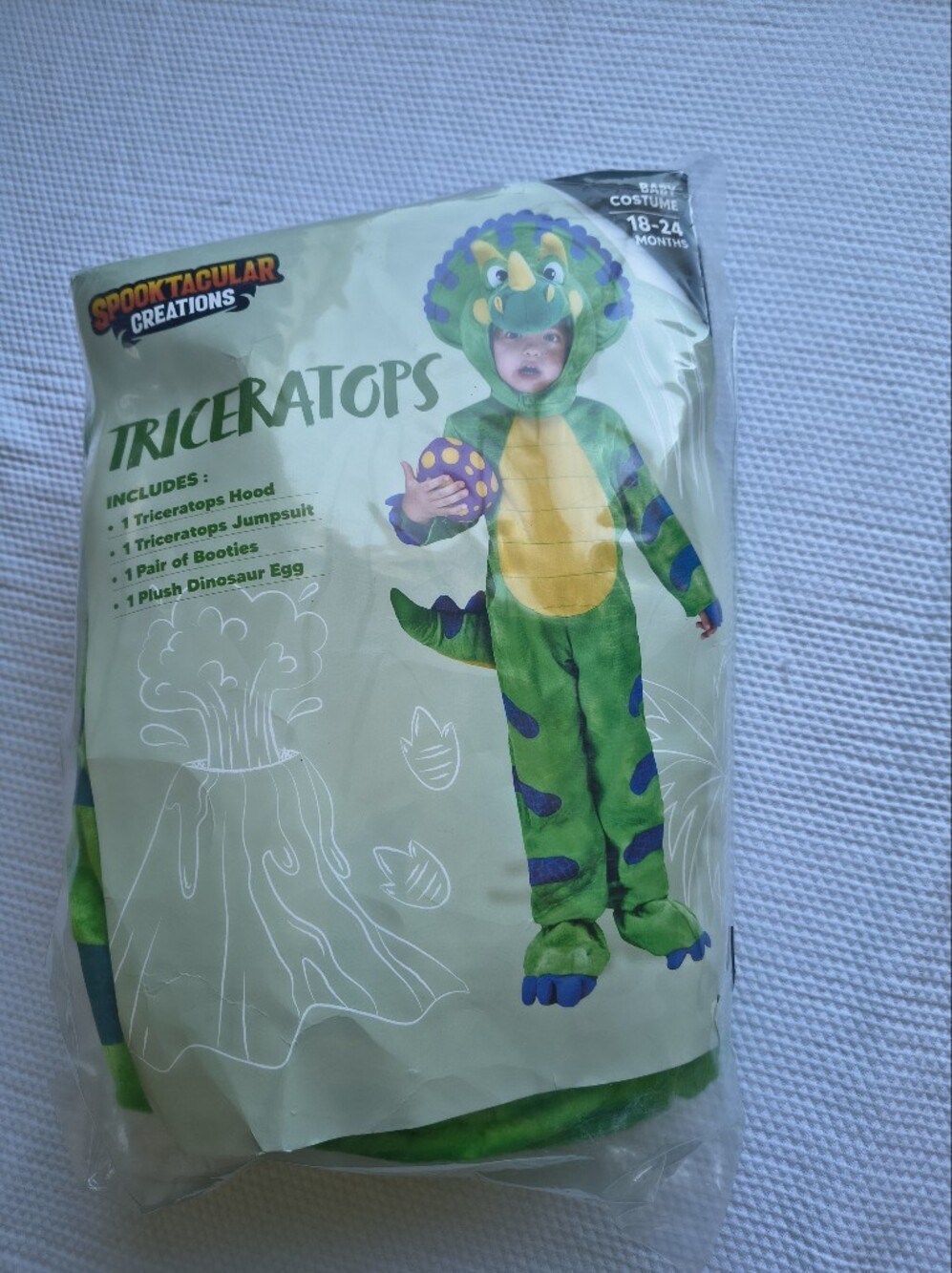 Spooktacular Creations Baby Triceratops Dinosaur Costume 18-24 Months